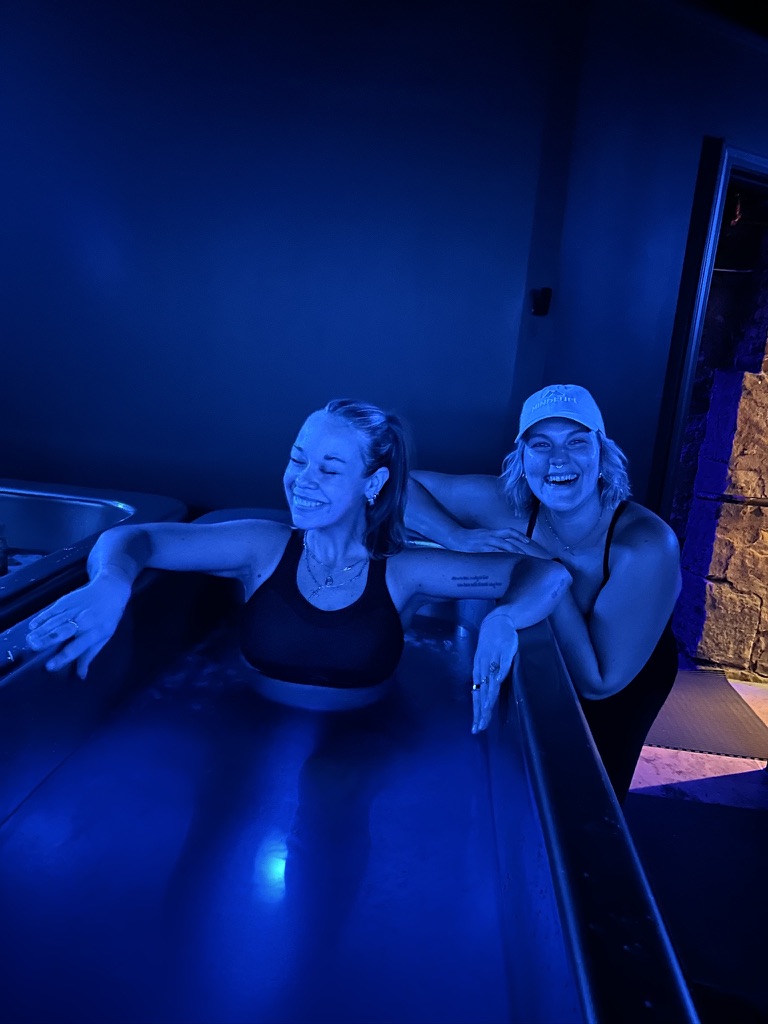 Cold plunge tubs at MindFuel Method Pittsburgh